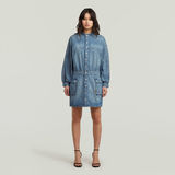 G-STAR Outlet Vestido Macro Balloon Azul intermedio