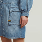 G-STAR Outlet Vestido Macro Balloon Azul intermedio