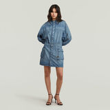 G-STAR Outlet Vestido Macro Balloon Azul intermedio