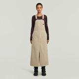 G-STAR Outlet Pichi Dungaree Dress Beige
