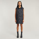 G-STAR Outlet Oversized Sleeveless Dress Dark blue