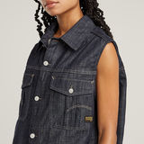 G-STAR Outlet Oversized Sleeveless Dress Dark blue