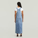 G-STAR Outlet Vestido peto Skater Maxi Dungaree Azul intermedio