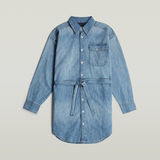 G-STAR Outlet Vestido Belted Shirt Azul intermedio