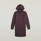 G-STAR Outlet Vestido Sudadera Logo Hooded Morado