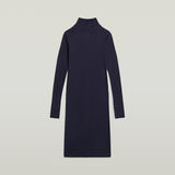 G-STAR Outlet Rib Slim Dress Dark blue