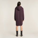 G-STAR Outlet Vestido Sudadera Logo Hooded Morado