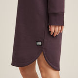 G-STAR Outlet Vestido Sudadera Logo Hooded Morado