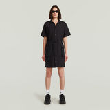 G-STAR Outlet Vestido Soft Utility Negro