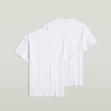 G-STAR Outlet Base V T-Shirt 2-Pack White