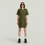 G-STAR Outlet Vestido Soft Utility Verde