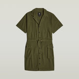 G-STAR Outlet Vestido Soft Utility Verde
