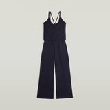 G-STAR Outlet Spaghetti Strap Loose Jumpsuit Dark blue