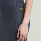 G-STAR Outlet Vestido Slim Knitted Azul oscuro
