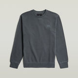 G-STAR Outlet Logo Overdyed Sweater Grey