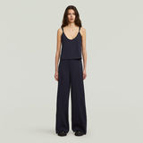 G-STAR Outlet Spaghetti Strap Loose Jumpsuit Dark blue