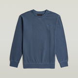 G-STAR Outlet Logo Overdyed Sweater Dark blue