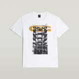 G-STAR Outlet Building Graphic T-Shirt White