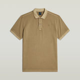 G-STAR Outlet Dunda Overdyed Slim Polo Beige