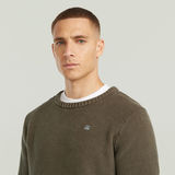 G-STAR Outlet Prenda teñida de punto con estructura Gris