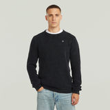 G-STAR Outlet Prenda teñida de punto con estructura Negro