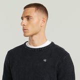 G-STAR Outlet Prenda teñida de punto con estructura Negro