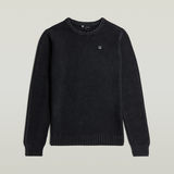 G-STAR Outlet Prenda teñida de punto con estructura Negro