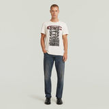 G-STAR Outlet Building Graphic T-Shirt White