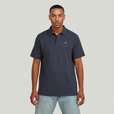 G-STAR Outlet Polo con estructura Azul oscuro