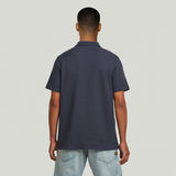 G-STAR Outlet Polo con estructura Azul oscuro