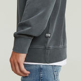 G-STAR Outlet Logo Overdyed Sweater Grey
