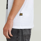G-STAR Outlet Building Graphic T-Shirt White