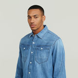 G-STAR Outlet Arc 3D Slim Shirt Medium blue