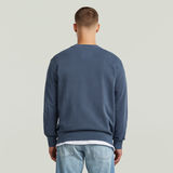 G-STAR Outlet Logo Overdyed Sweater Dark blue