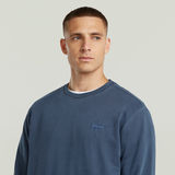 G-STAR Outlet Logo Overdyed Sweater Dark blue