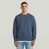 G-STAR Outlet Logo Overdyed Sweater Dark blue