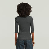 G-STAR Outlet Camiseta Stripped Slim Mock Multi color