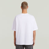 G-STAR Outlet Center Chest Boxy T-Shirt White