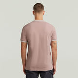 G-STAR Outlet Dunda Slim Stripe Polo Pink