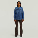 G-STAR Outlet Camisa Slim Western Azul oscuro