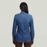 G-STAR Outlet Camisa Slim Western Azul oscuro