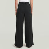 G-STAR Outlet Pantalones Fluid Wide Leg Negro