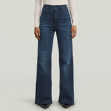 G-STAR Outlet Deck Ultra High Wide Leg Jeans Dark blue