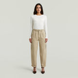 G-STAR Outlet Pantalones chinos Pleated Tapered Cargo Beige