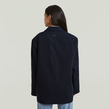 G-STAR Outlet Americana Big Boyfriend Oversized Azul oscuro