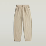 G-STAR Outlet Pleated Tapered Chino Beige