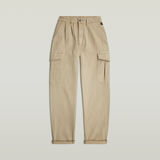 G-STAR Outlet Pantalones chinos Pleated Tapered Cargo Beige