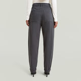 G-STAR Outlet Pleated Tapered Chino Gris