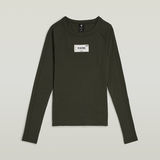 G-STAR Outlet Camiseta Embro Patch Slim Gris