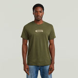G-STAR Outlet Old Skool Logo T-Shirt Green
